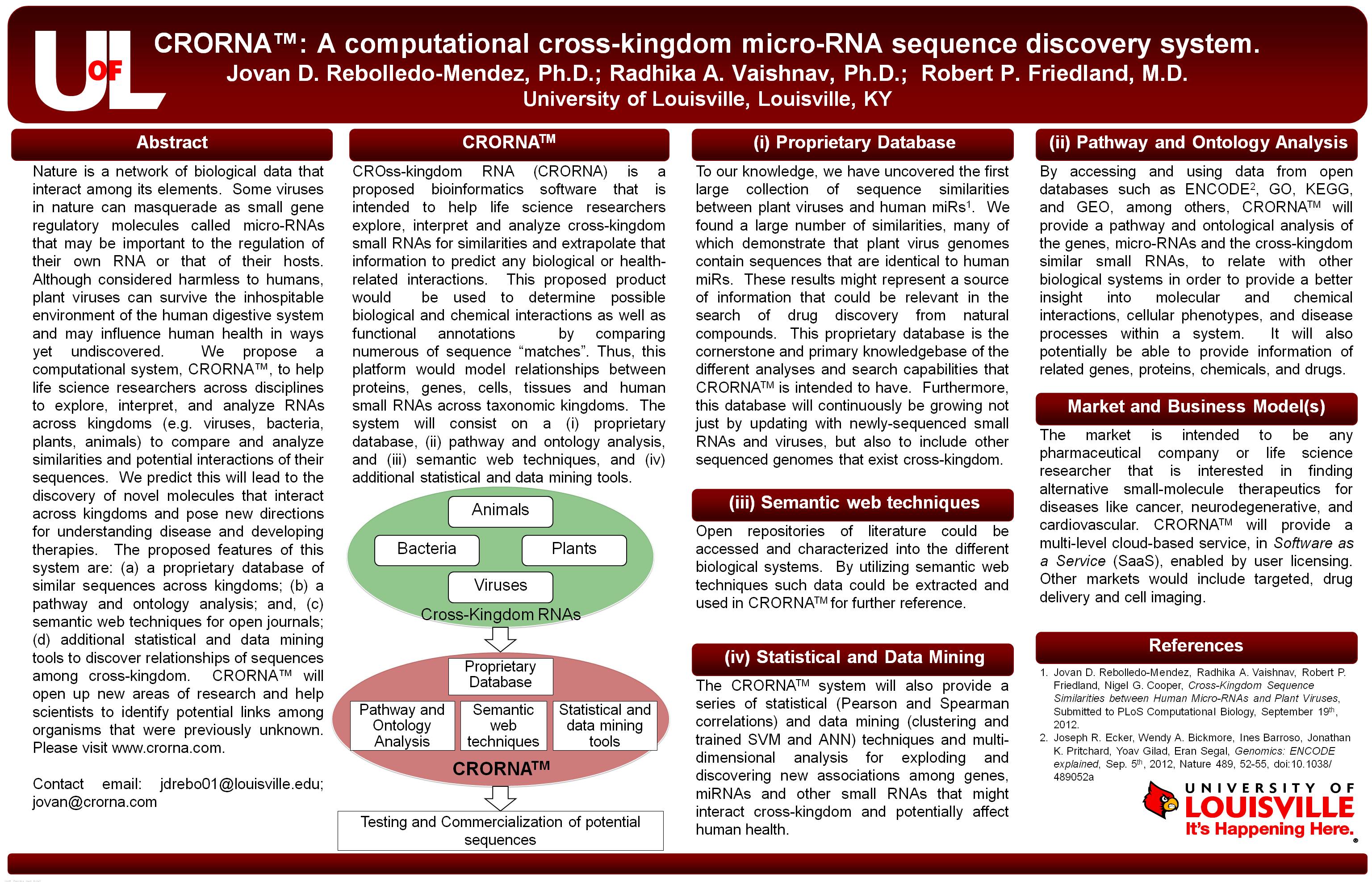 CRORNA poster
